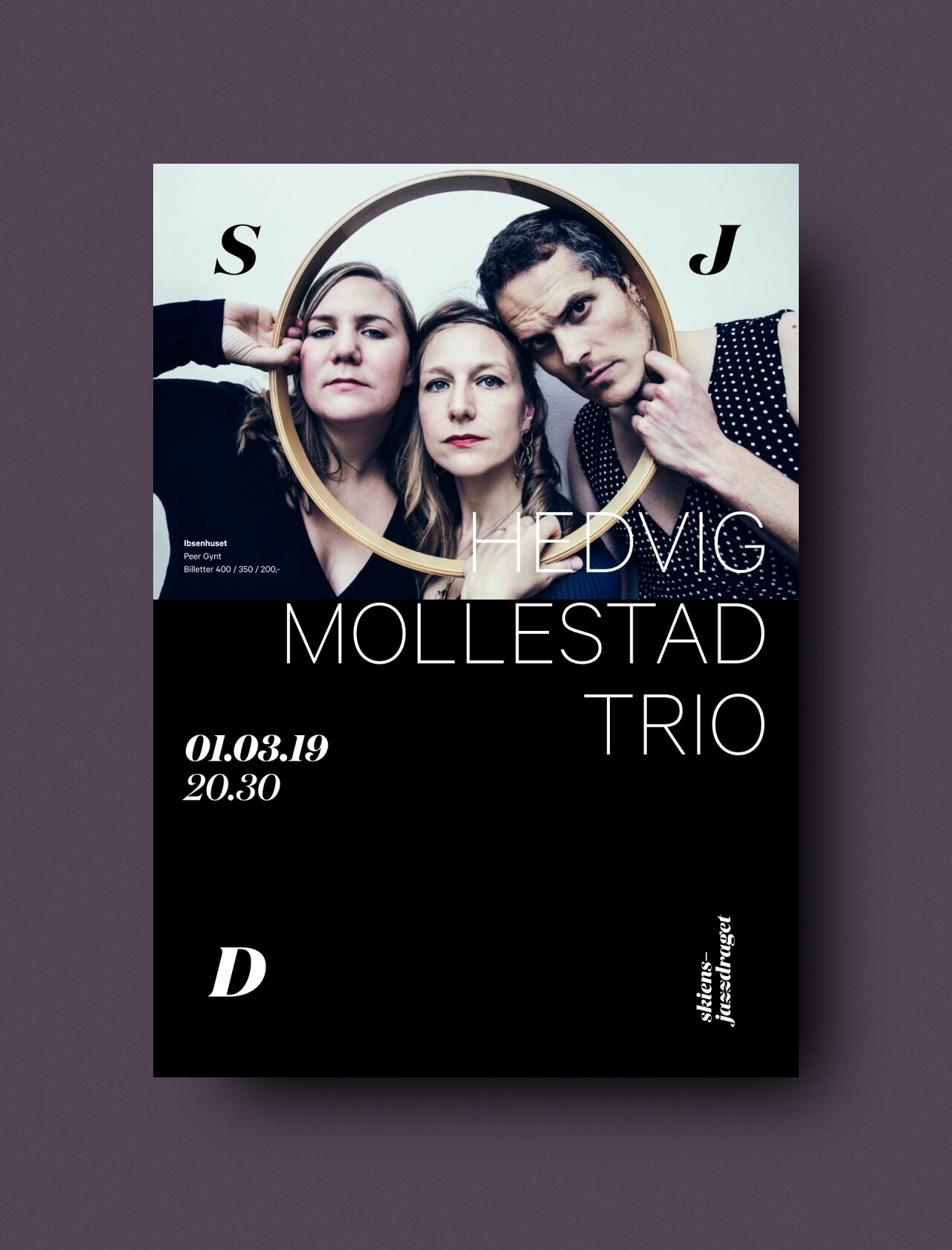Plakat for Hedvig Mollestad Trio